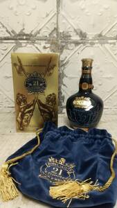 ★a-194【未開封】古酒 ROYALSALUTE ロイヤルサルート 21年　青ボトル 700ml 40% ウイスキー お酒 