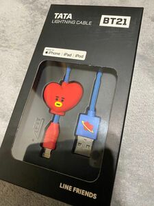 ★LINE FRIENDS BT21 TATA LIGHTNING CABLE 充電器