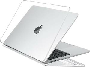 EooCoo correspondence MacBook Air 13 -inch case [M3/M2]2024 2023 2022 Release A3113 A2681 chip attaching - crystal clear 