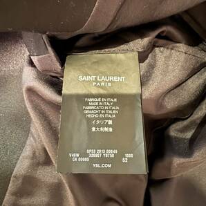 2013 SAINT LAURENT サンローラン Le Smoking ブラック ジャケット 黒 スモーキング タキシードの画像7