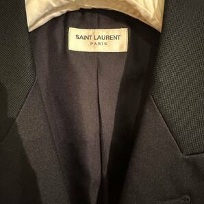 2013 SAINT LAURENT サンローラン Le Smoking ブラック ジャケット 黒 スモーキング タキシードの画像2