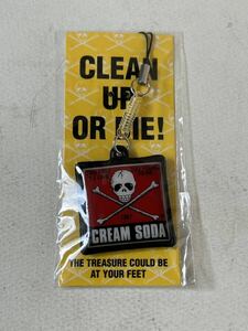 クリームソーダ 角ドクロ 携帯クリーナー未使用 完売品 検cream soda ブラックキャッツ ピンクドラゴン ロカビリー ロックンロール