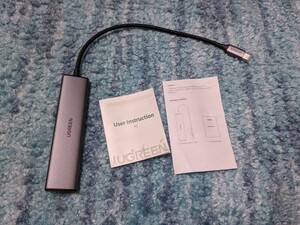 0603u0548　UGREEN USB Cハブ 4ポート拡張 USB C USB 3.0 5Gbps高速伝送