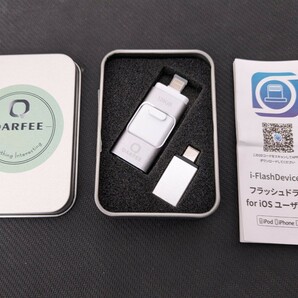 0603u0917 QARFEE USBメモリ 128GB 4IN1 USB3.0＆Type-C & microUSB & Lightningの画像1