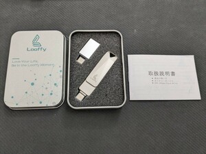 0603u0928　Looffy USBメモリ 128GB 4in1 USB3.0＆Type-C & microUSB & Lightning