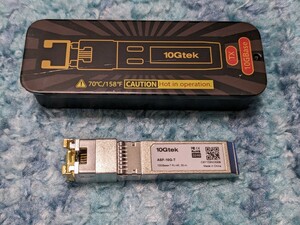 0603u2232　10Gtek 10/100/1000Base-T カッパー SFPモジュール オート ネゴシエーション SFP to RJ45 Mini-GBIC 光トランシーバ