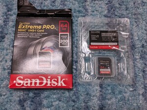 0603u2301　SanDisk (サンディスク) 64GB Extreme PRO SDXC UHS-I メモリーカード SDSDXXU-064G-GN4IN