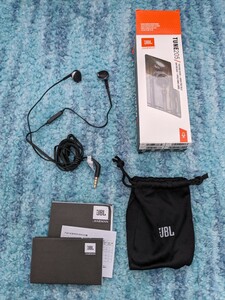 0603u0118　JBL T205 有線イヤホン ブラック