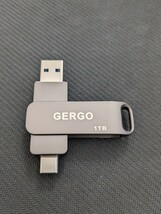 0603u0923　GERGO USBメモリ 1TB 2in1 USB3.0＆Type-C _画像2