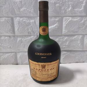 ■未開栓■古酒■ COURVOISIER QUART NAPOLEON COGNAC クルボアジェ クォート ナポレオン 945ml 40％ 94.5ctl コニャック ブランデー