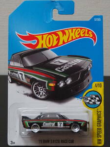 HOT WHeeLs 73 BMW 3.0 CSL RACE CAR Castrol ビーエム ミニカー ローダウン CUSTOM カスタム オバフェン レース仕様 ホットウィール