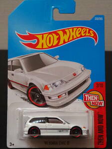 HOT WHeeLs HONDA CIVIC EF 90 VTEC 白 ホンダ シビック ミニカー ドリフト 仕様 走り屋 ホットウィール