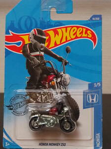 HOT WHeeLs HONDA MONKEY Z50 メタリック タンク 槐 ホンダ モンキー バイク ミニカー HONDA × ホットウィール コラボ