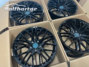 Rolfhartge ロルフハルトゲ X10 RSF 8.5J×19 & 9.5J×19 レクサス GS PCD 5/114.3 LEXUS グロスブラック 19インチ ホイール 4本セット