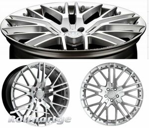 Rolfhartge ロルフハルトゲ X10 RSF 8.5J×19 レクサス RX PCD 5/114.3 LEXUS ハイパーシルバー 19インチ ホイール 4本セット