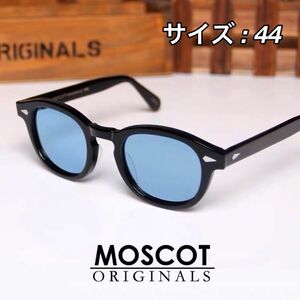 新品》モスコット MOSCOT LEMTOSH サングラス ブルー サイズ44