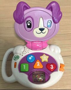 LeapFrog 犬 数字 音楽 いないいないばぁ　知育玩具　英語　おでかけ 