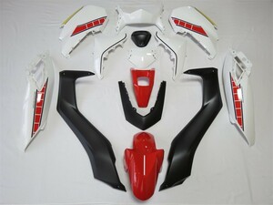 NMAX N-max 2021年以降 純正タイプ 外装カウル 14点セット 塗装済 赤X白【kai-nmax21-9】