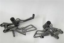 CNC 調整式 HONDA CBR600RR 2003-2006 CBR1000RR 04-07 バックステップ 灰 【st-cbr60003-b】_画像2