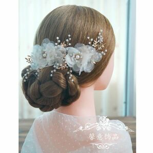 子供 ヘアアクセサリー 髪飾り 発表会 ヘアクリップ ピアノ 結婚式 髪飾り 女の子 キッズ 上品 可愛い フォーマル 発表会の画像4