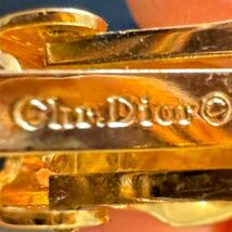 ヴィンテージ アクセサリー　イヤリング　アシンメトリー　ゴールド　クリスチャンディオール ChristianDior Dior クリップ式 ブランド_画像3