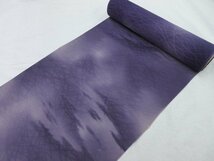 inagoya★完売必須商品★未使用【紋紗・羽尺】正絹 反物 生地 羽織 コート kimono fabrics B9567es_画像1