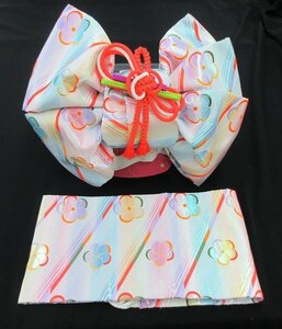 inagoya■春の感謝祭☆結び帯大量入荷！！【大寸サイズ・結び帯】Knot obi for girls 女の子 訳あり 中古 海外へのお土産にもy8840ir