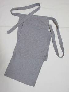 ☆創作品　正絹　手作り　日本の伝統的下着　褌（ふんどし）　桐の地紋　薄鼠色　垂れ巾２２.５