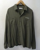 ◆RADIALL ラディアル 23ss TRUE DEAL-OPEN COLLARED SHIRT L/S (Khaki Green) RAD-23SS-SH002-1 オープンカラー　シャツ L カーキ系_画像1