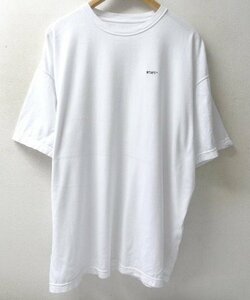 ◆WTAPS ダブルタップス XL 23ss 23ss 231ATDT-CSM28 SIGN / SS / Tシャツ 231ATDT-CSM28 ロゴ刺繍 白 美 サイズ04