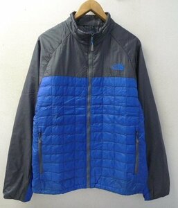 ◆◆THE NORTH FACE ノースフェイス PRIMALOFT プリマロフト 中綿 ジャケット ブルー系 サイズL 海外正規 美