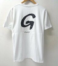 ◆国内正規 GRAMICCI グラミチ ロゴ刺繍 クルーネック Tシャツ 白 サイズL 美_画像1