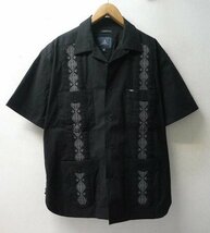 ◆ROARK ロアーク 23ss S/S CUBA SHIRTS オープンカラー 半袖　キューバ シャツ 黒 サイズM 美品_画像1