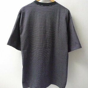 ◆The Ennoy Professional エンノイ XL 美品 23ss ボーダー クルーネック Tシャツ 黒 サイズXL スタイリスト私物の画像3