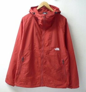 ◆国内正規 ノースフェイス XL RED compact jacket フルジップ コンパクト ジャケット 赤 サイズXL 美品 NP72230