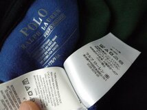 ◆国内正規 希少 POLO RALPH LAUREN ポロラルフローレン マルチ パッチワーク 切替 ジップ パーカー マルチ サイズM_画像5