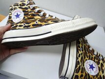 ◆CONVERSE 27cm WACKO MARIA コンバース ワコマリア CT70 ハイカット チャックテイラー レオパード スニーカー サイズ8.5_画像7