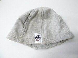 ◆CHUMS チャムス スウェット デザイン ビーニーキャップ グレー系