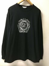 ◆COOTIE クーティー 21aw 美品 Print L/S Tee GLORY BOUND サークルロゴ ロンT Tシャツ カットソー 黒 サイズL_画像1