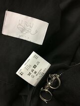 ◆URU ウル SWING TOP シルキー ウール スウィングトップ　ジャケット　サイズ 2 美　定価48400円 TYPE A Charcoal_画像4