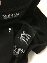 ◆DENHAM デンハム 日本製 スモールロゴ タブポケット付き Tシャツ 黒 サイズS 美品_画像4