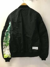 ◆uniform experiment fragment 21ss 新品タグ付 ASGER JORN ALPHA MA-1 JACKET BLACK アルファ ボンバー　ジャケット UE-210000_画像4