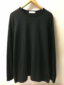 ◆Graphpaper グラフペーパー 19ss GM191-70101 Sweat L/S Oversized Tee スウェット 黒 サイズ2