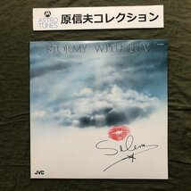 原信夫Collection 傷なし美盤 美ジャケ 1980年 日本発オリジ盤 サリナ・ジョーンズ Salena Jones LPレコード Stormy With Luv 両面マト111_画像1