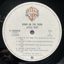 傷なし美盤 1979年 国内初盤 リトル・フィート Little Feat LPレコード Down On The Farm 帯付 Lowell George, Paul Barrere_画像7