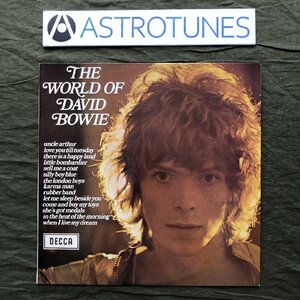 傷なし美盤 1970年 レア豪州盤 デビッド・ボウイ David Bowie LPレコード The World Of David Bowie: John McLaughlin, Tony Visconti