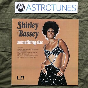 良盤 良ジャケ 1971年 米国 本国盤 シャーリー・バッシー Shirley Bassey LPレコード Something Else ジャズ Love Story