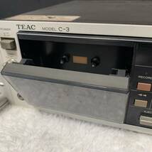 【銘機】TEAC C-3 ティアック カセットデッキ プレーヤー レコーダー『圧巻の3ヘッド』テープデッキ オーディオ機器 音楽機材 3HEAD TASCAM_画像7