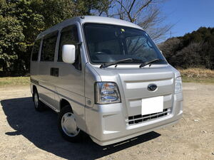 2012 最終type スーパーチャージャー 4WD Sambar Dias キーレス リヤヒーター Silverー SC Sambar Van TV2 オートマ AT POWER