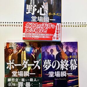 ボーダーズ/夢の終幕ボーダーズ2/野心ボーダーズ3/警察小説3冊セット